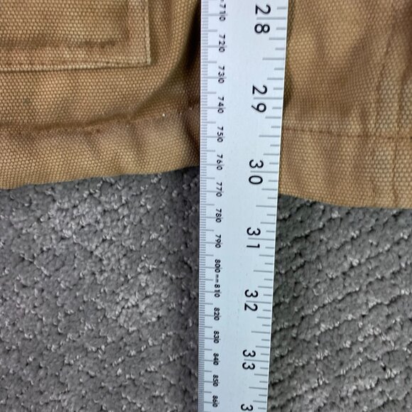 Vintage 90s Dickies Jacket Mens 2XL Tan Detroit Style Workwear Chore Distressed - Picture 11 of 14